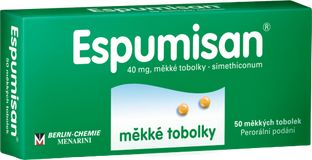 Espumisan 40 mg 50 měkkých tobolek
