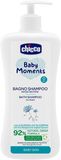 Chicco Šampon na vlasy a tělo s dávkovačem Baby Moments 92 % přírodních složek 750 ml
