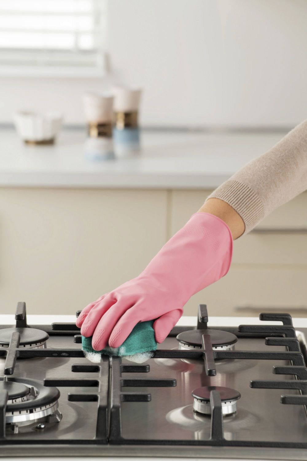 3M Scotch-Brite® Ultra Sensitive kuchyňské rukavice, citronová vůně 1 ks