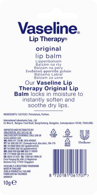 Vaseline Lip Therapy Original, Balzám na rty 10 g