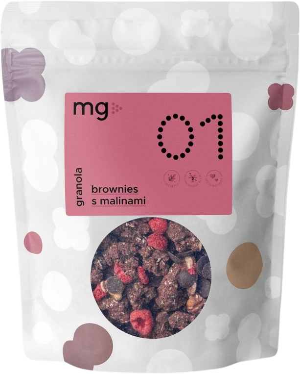 MG Nutrition Granola 01 Brownies s malinami 500 g
