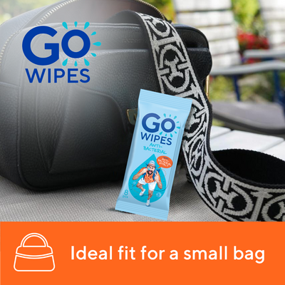 GoWipes Osvěžující vlhčené ubrousky s antibakteriálním účinkem Plastic Free 80 ks