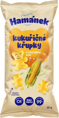 Hamánek Kukuřičné křupky s mořskou solí 20 g