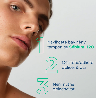 Bioderma Sébium H2O micelární voda na mastnou pleť a akné 500 ml