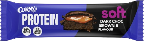 Corny Protein SOFT, Hořká čokoláda-brownie 45 g