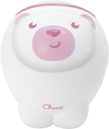 Chicco Projektor s polární září Polární medvěd růžový