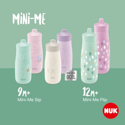 Nuk Láhev Mini-Me PP Flip, zelená 450 ml