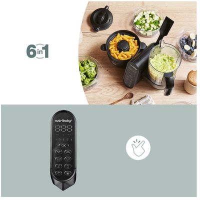 Babymoov Multifunkční přístroj Nutribaby+ XL Mineral Black