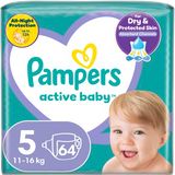 Pampers Active Baby plenky vel. 5, 11-16 kg, 64 ks
