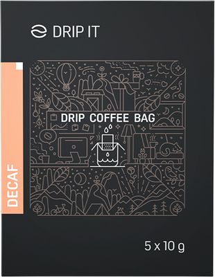 Drip it Káva ve filtru Decaf 5 x 10 g
