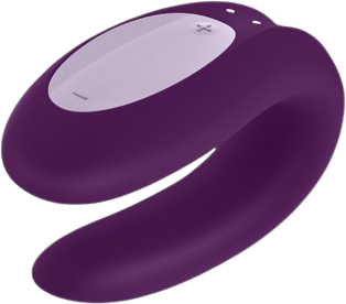 Satisfyer Párový vibrátor Double Joy Connect fialový