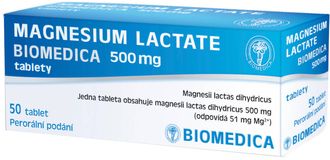 Biomedica Magnesium lactate 500 mg 50 tablet
