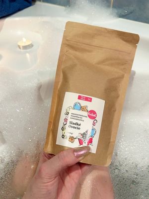 Kvitok Magická pěna do koupele Sladké ovoce 60 g