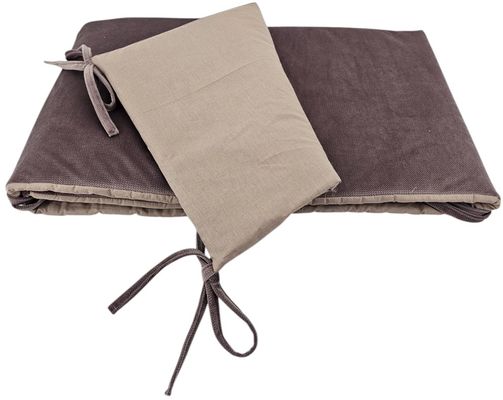 Eko Mantinel do postýlky bavlněný Velvet Dark Pink 360 cm