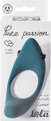 Lola Games Vibrační erekční kroužek Pure Passion Lunar Green