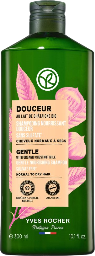 Yves Rocher Jemný šampon s bio kaštanovým mlékem 300 ml