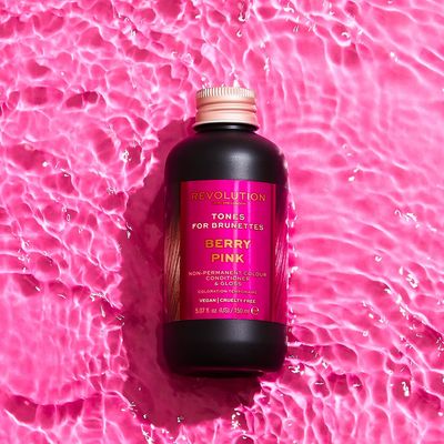 Revolution Tones for Brunettes Barva na vlasy Berry Pink 150 ml