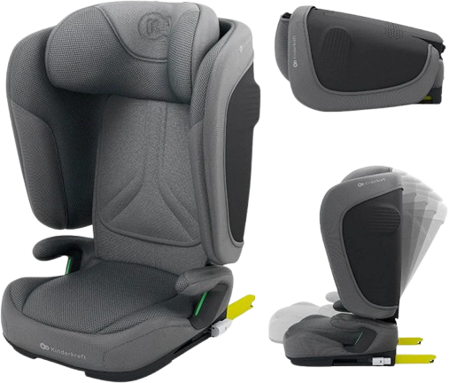 Kinderkraft Autosedačka skládací Unity 2 I-Size Grey