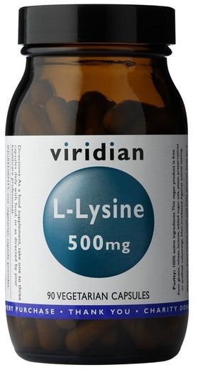 Viridian L-Lysine 90 kapslí
