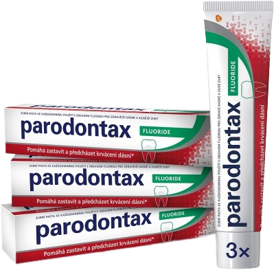 Parodontax Fluorid Zubní pasta 3 x 75 ml