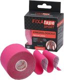 FixAtape SPORT kinesio tejpovací páska 5cm x 5m růžová