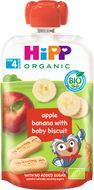 HiPP BIO Hippies Jablko-Banán-Baby sušenky 100 g