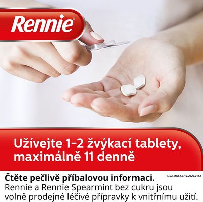 Rennie Žvýkací tablety 96 ks