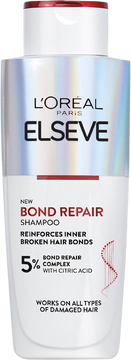 L'Oréal Paris Elseve Bond Repair Regenerační šampón s kyselinou citronovou, pro všechny typy poškozených vlasů 200 ml