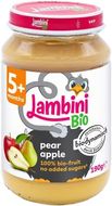 Lambini Bio Demeter příkrm hruška a jablko 190 g