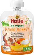 Holle Mango Monkey - BIO Dětské ovocné pyré s jogurtem 85 g