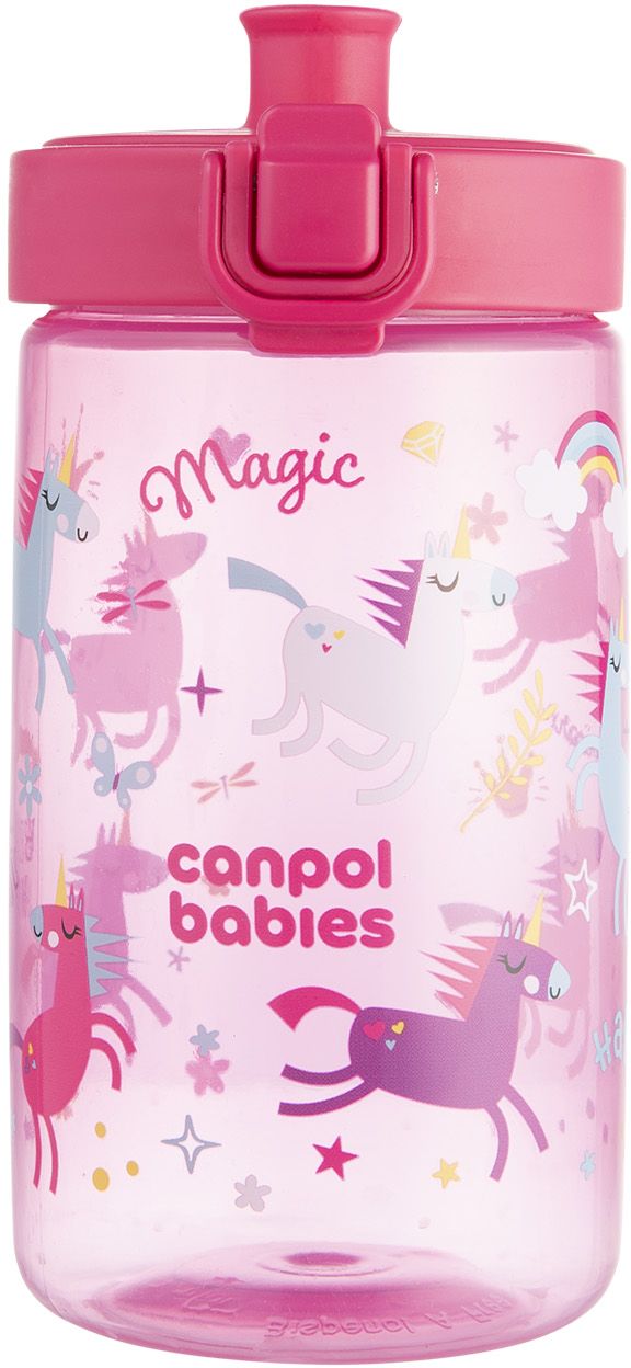 Canpol babies Lahev pro děti JUNIOR růžová 400 ml