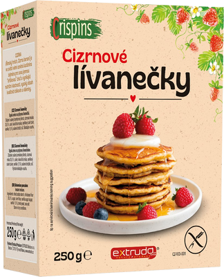 Extrudo bezlepkové cizrnové lívanečky 250 g