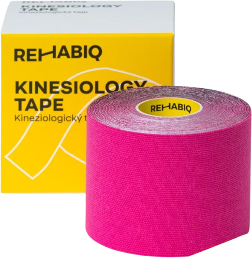 Rehabiq Kinesiology Tape, tejpovací páska růžová 5 m