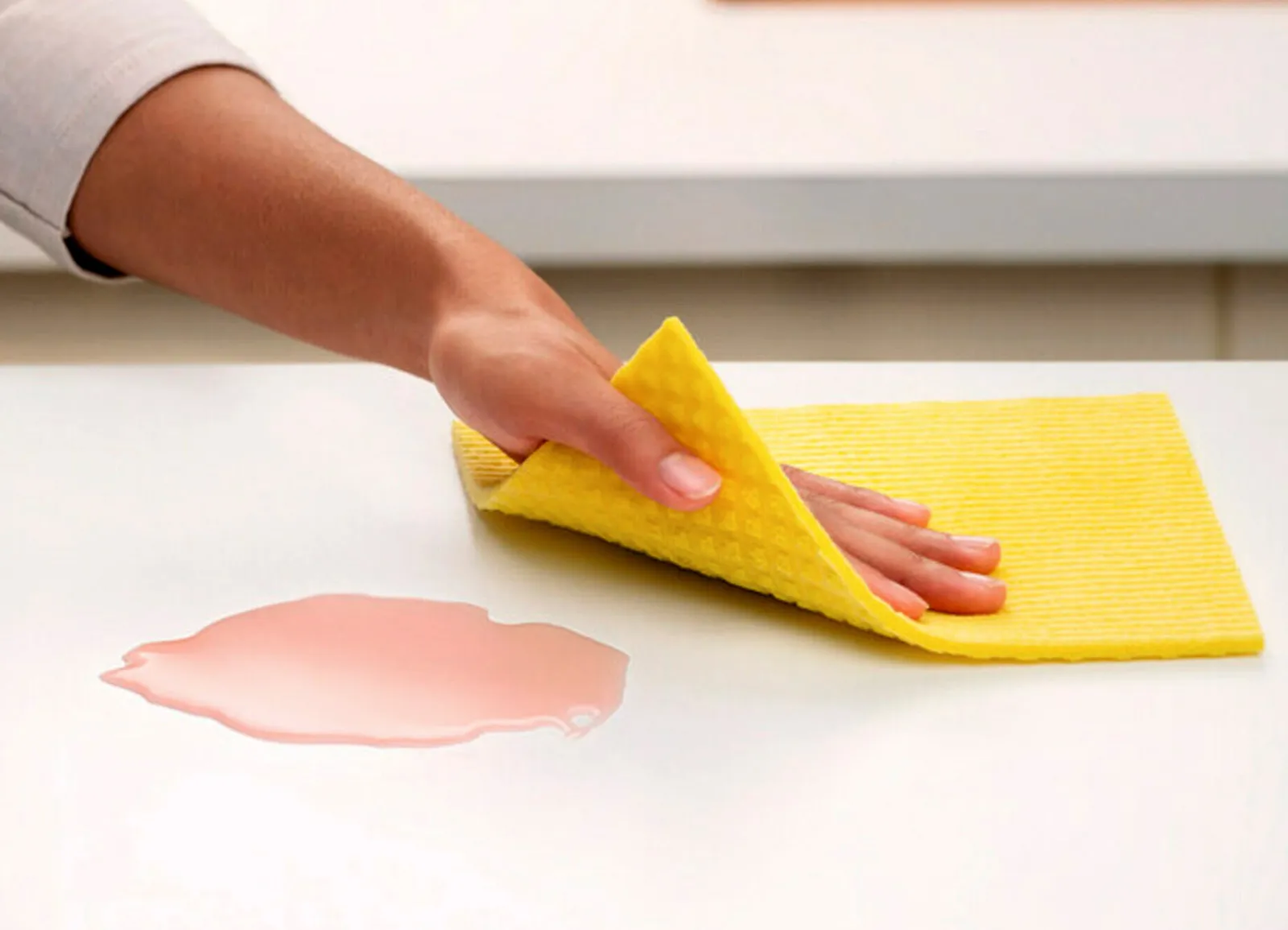 3M Scotch-Brite™ Classic houbová utěrka, žlutá 5 ks