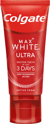 Colgate Max White Ultra Active Foam, bělicí zubní pasta 50 ml