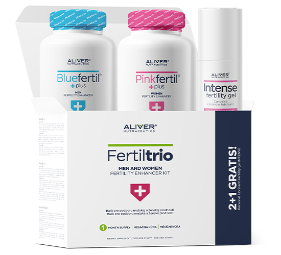 Aliver Nutraceutics Fertiltrio - partnerská kúra pro podporu plodnosti