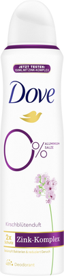 Dove 0% ALU Květ třešně deodorant sprej 150 ml