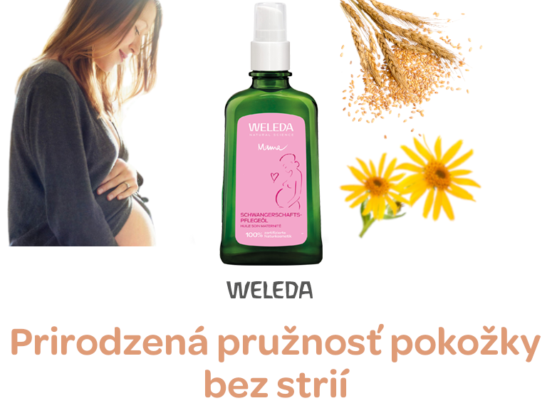 WELEDA Tehotenský telový olej 1x100 ml
