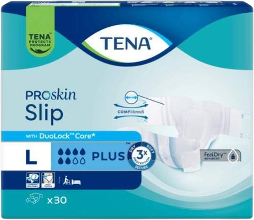 Tena Slip Plus L inkontinenční kalhotky 30 ks