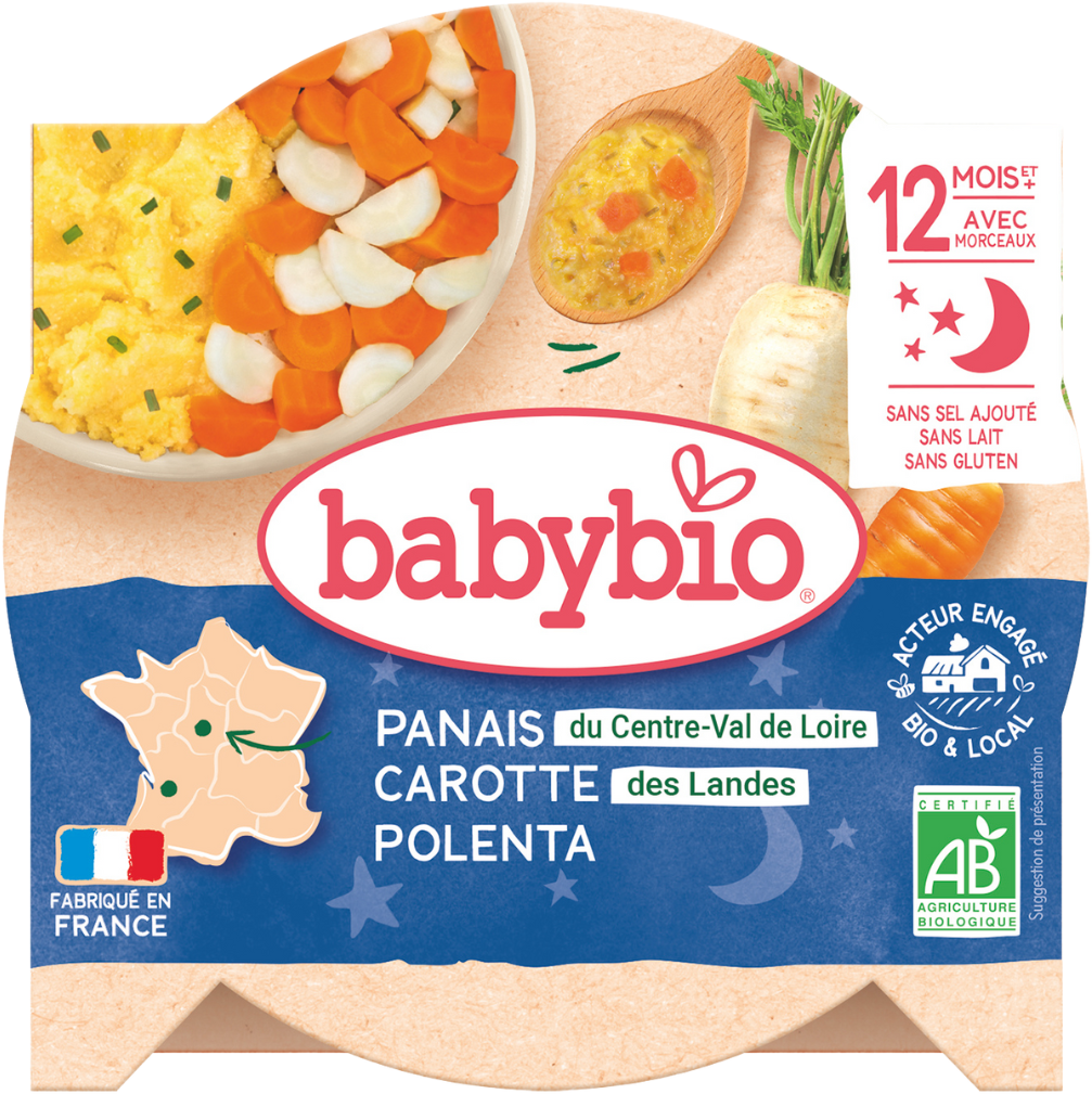 Babybio pastinák, mrkev a polenta 230 g