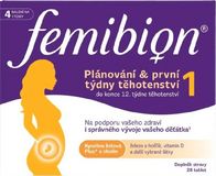 Femibion 1 Plánování a první týdny těhotenství 28 tablet