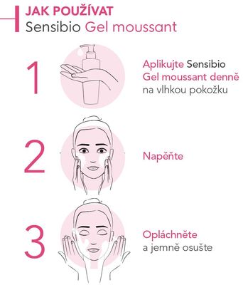 Bioderma Sensibio Gel moussant čistící pěnivý gel 500 ml