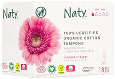 Eco by Naty Dámské tampóny ECO by Naty, mini 18 ks