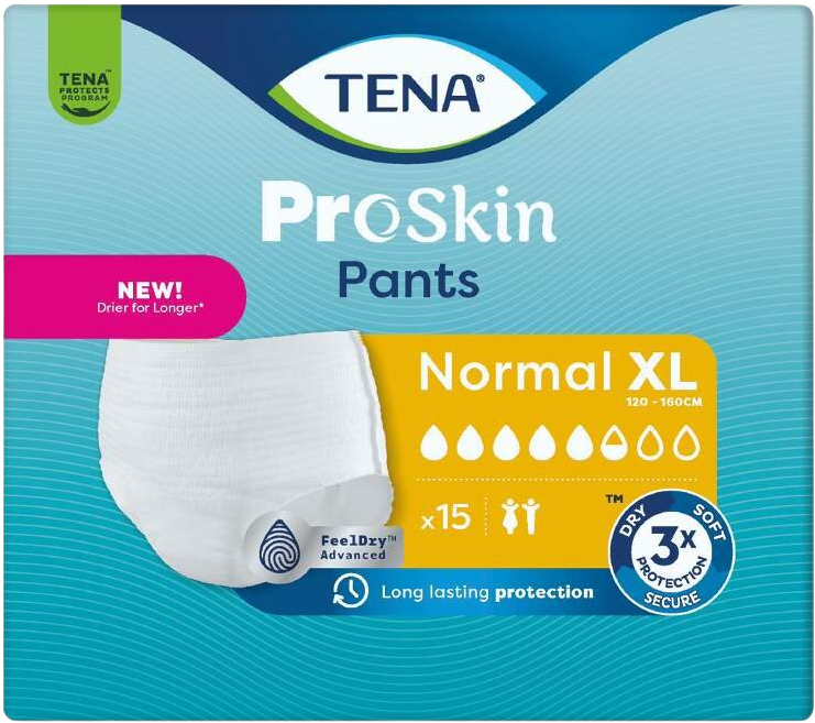 Tena Pants Normal XL inkontinenční kalhotky 15 ks