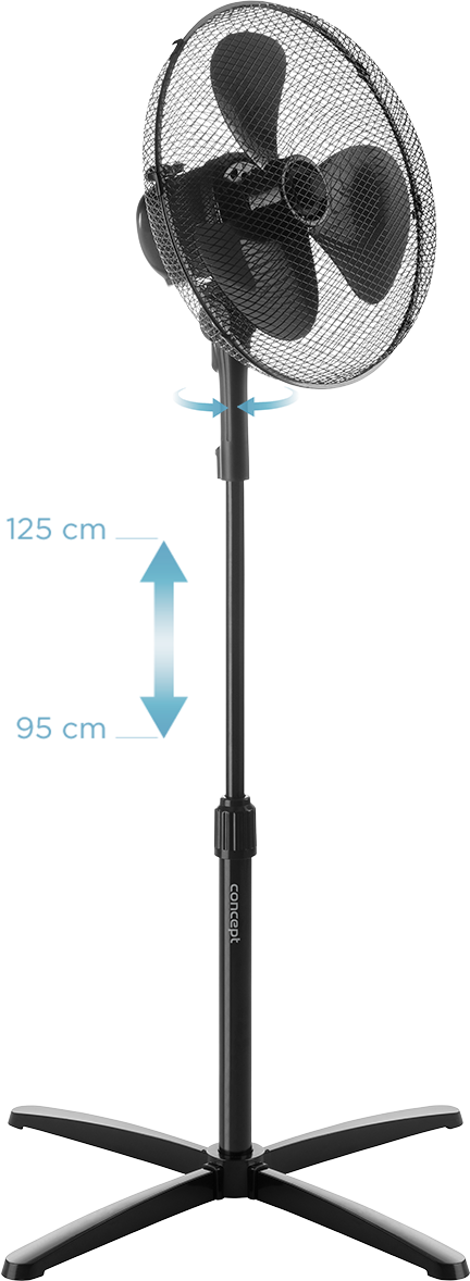 Concept VS5050 Stojanový ventilátor černý