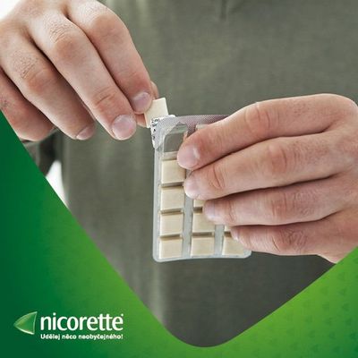 Nicorette Icemint Gum 2 mg léčivá žvýkací guma pro odvykání kouření 30 ks