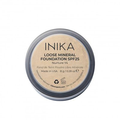 Inika Organic Přírodní sypký minerální pudrový make-up s SPF 25 Nurture 8 g