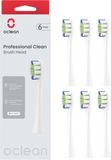 Oclean náhradní hlavice Professional Clean, P1C1 W06 bílé 6 ks