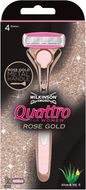 Wilkinson Sword Quattro for Women Rose Gold - Holicí strojek + náhradní hlavice