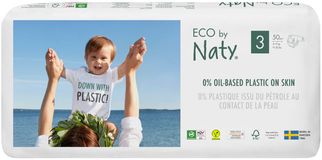 Eco by Naty Plenky Midi 4-9 kg - Economy Pack 50 ks